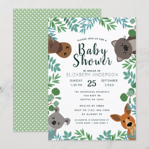 Invitation de Baby shower de Coute Australian Crit