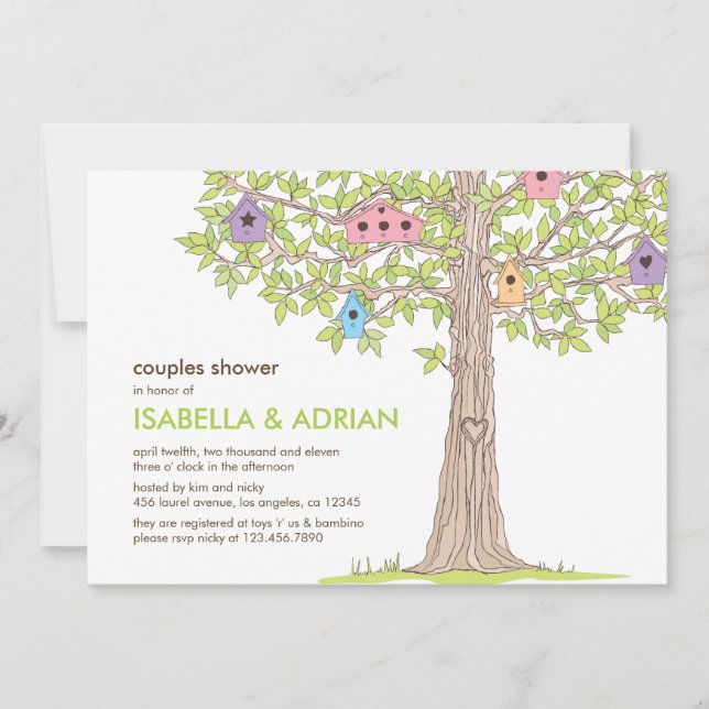 Invitation de Baby shower de croquis de livre d'hi (Devant)