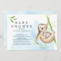 Invitation de Baby shower de fentes mignonnes