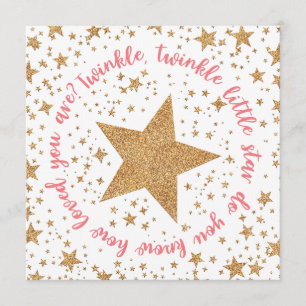 Invitation de baby shower de fille de