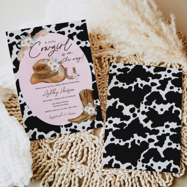 Invitation de Baby shower de fille de pays (Créateur téléchargé)