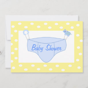 Invitation de Baby shower de garçon personnalisée