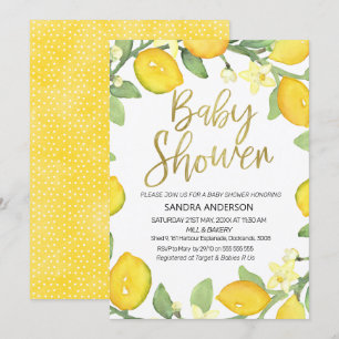 Invitation de baby shower de guirlande de