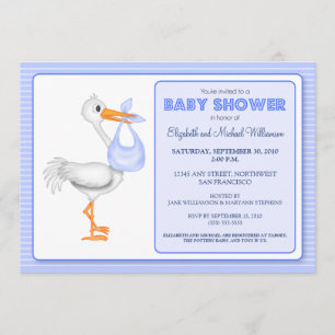 Invitation de baby shower de l'arrivée de la