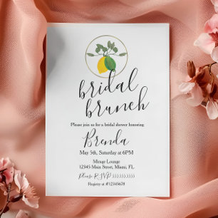 Invitation de Baby Shower de mariage à l'aquarelle