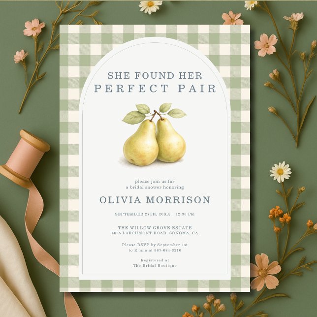 Invitation de Baby Shower de Mariage Parfaite Pair (Créateur téléchargé)