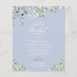Invitation de baby shower de mariage sur le thème 