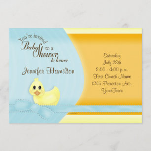 Invitation de Baby shower de merde
