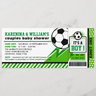 Invitations Faire Part Rugby Zazzle Fr