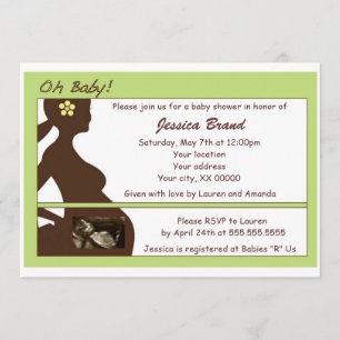 Invitation de baby shower de sonogramme