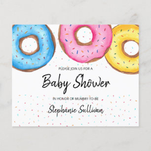 Invitation de Baby shower des résultats budgétaire