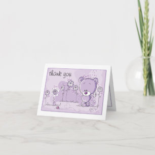 Invitation de baby shower d'ours de nounours -