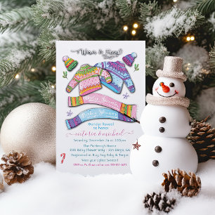 Invitation de Baby shower doux chaud et moche