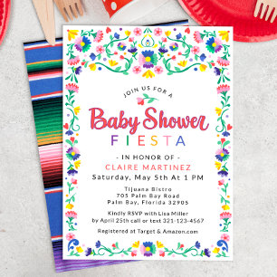 Invitation de Baby shower Fiesta mexicaine - Color