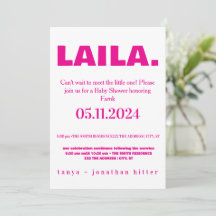 Invitation de Baby Shower Garçon Bleu Clair Minima