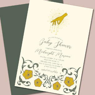 Invitation de Baby shower gothique de cuisine