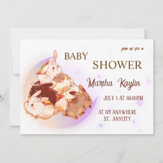 Invitation de baby shower imprimable