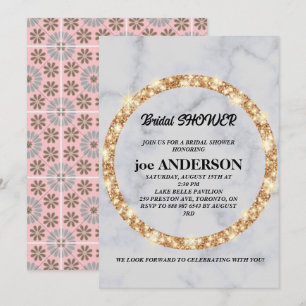 Invitation de Baby Shower Mariage Minimaliste Manu