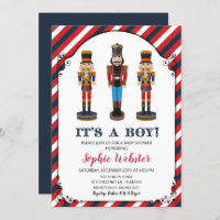 Invitation de Baby shower Nutcracker