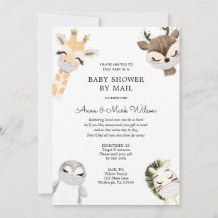 Invitation de Baby Shower par courrier pour Bébés