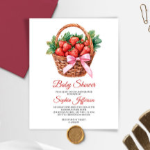 Invitation de Baby Shower pas chère sur le thème d