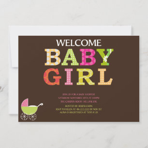 Invitation de Baby shower personnalisé