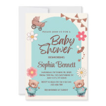 Invitation de Baby shower personnalisée