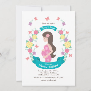 Invitation de Baby shower pour maman