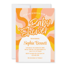Invitation de Baby shower rétroactif personnalisée