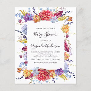 Invitation de Baby shower réussie BUDGET