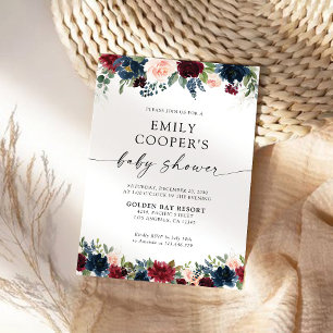 Invitation de Baby showers de la Bourgogne et de l