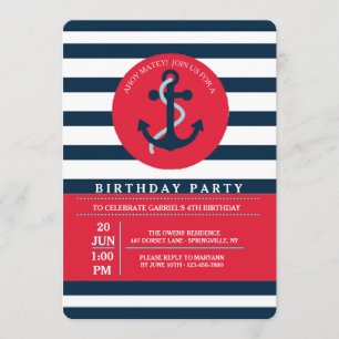 Invitation de baie d'Ancre