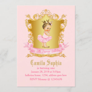 Invitation de ballerine