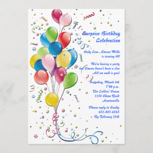Anniversaire 40 Ans Invitations Faire Part Cartes Zazzle Anniversaire 40 Ans Invitations Faire Part Cartes Zazzle