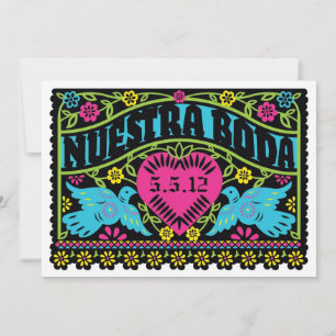 Invitation de bannières de Nuestra Boda Inséparabl