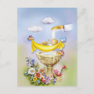 Invitation de baptême, de christième