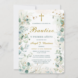 Invitation de Baptême et Premier Anniversaire