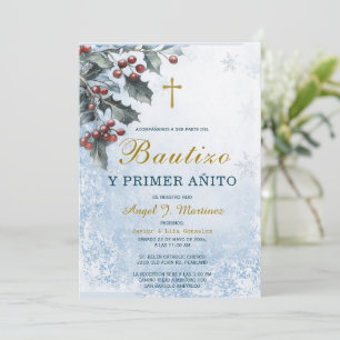 Invitation de Baptême et Premier Anniversaire