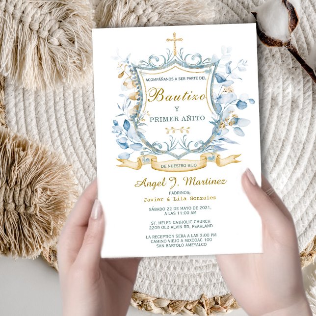 Invitation de Baptême et Premier Anniversaire (Créateur téléchargé)