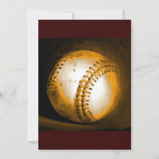 Invitation de base-ball - Invitations personnalisé