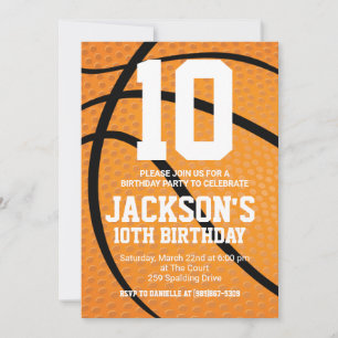 Invitation de basket-ball