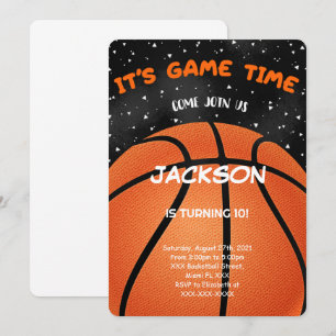Invitation de basketball