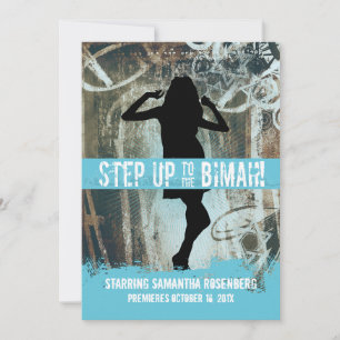 Invitation de Bat Mitzvah Dance Party sous le ciel
