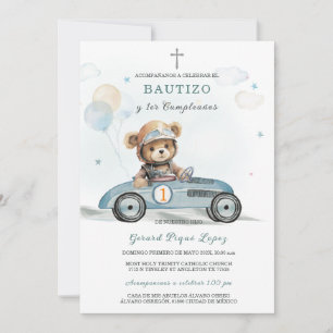 Invitation De Bautizo Y Primer Añito