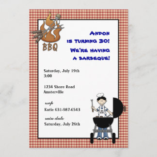 Invitation de BBQ
