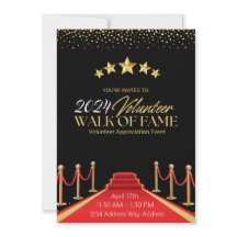 Invitation de bénévole pour la gloire sur tapis ro
