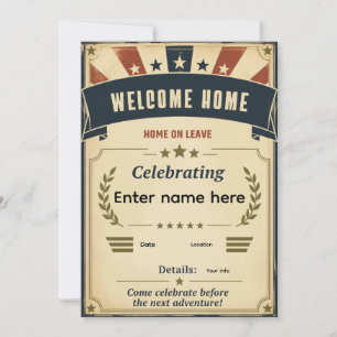 Invitation de bienvenue à la maison