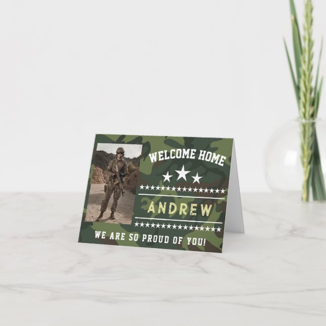 Invitation de bienvenue à la maison militaire – Ga (Devant)