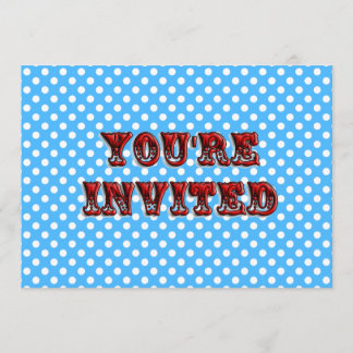 Invitation de billets de cirque