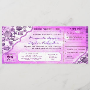 invitation de billets de mariage de destination na